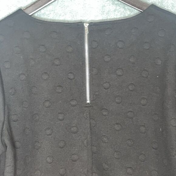 W5 Womens Top 1XL Black Preppy Corp Office Classic Career Preppy Minimal Retro - Picture 10 of 11